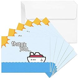 package of thank you cards to give to crew members