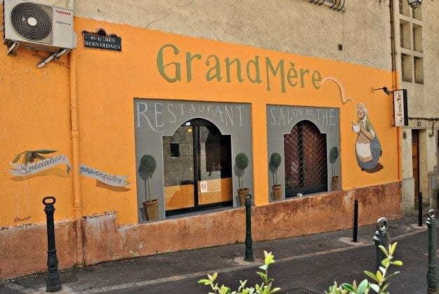 Aix en Provence Chez Grand Mere restaurant