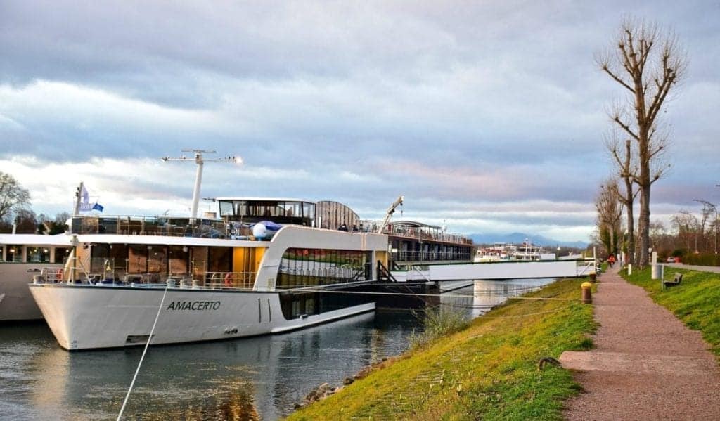 AmaCerto docked in Breisach Germany