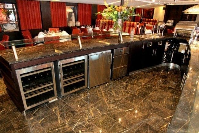 AmaWaterways AmaCerto Dining Room buffet station