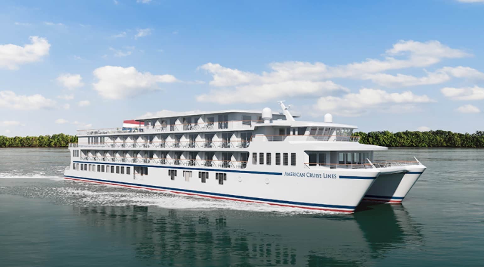 Rendering of American Eagle Catamaran