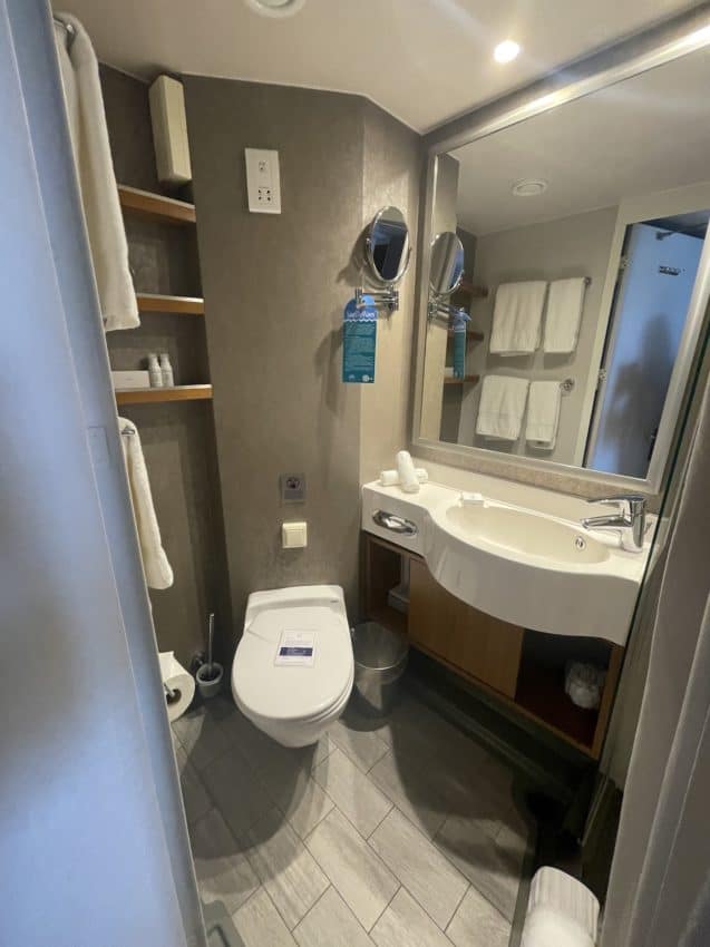 Azamara Journey small bathroom