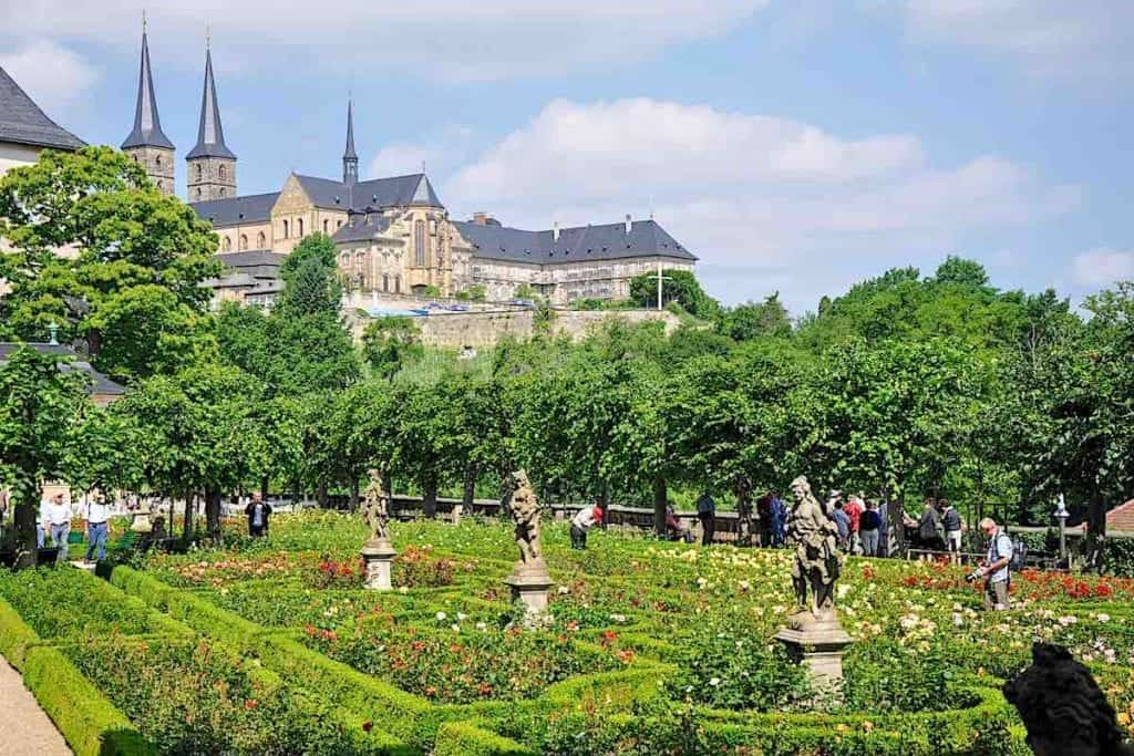 New Residenz Rose Garden Bamberg