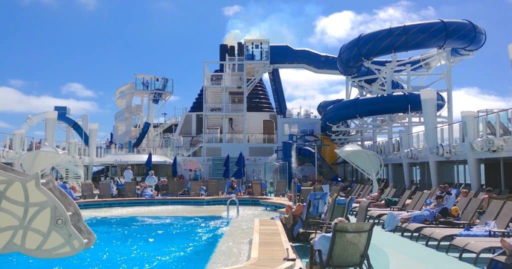 Norwegian Bliss main pool deck