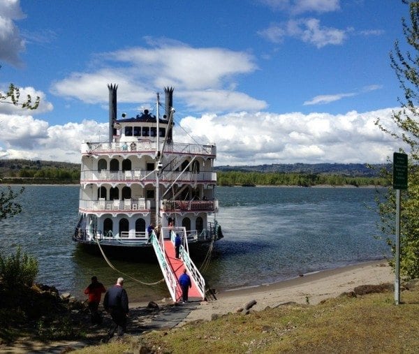 Bow Ramp on Queen of the West