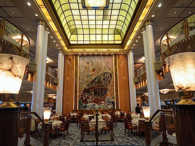 Britannia Dining Room aboard Queen Mary 2