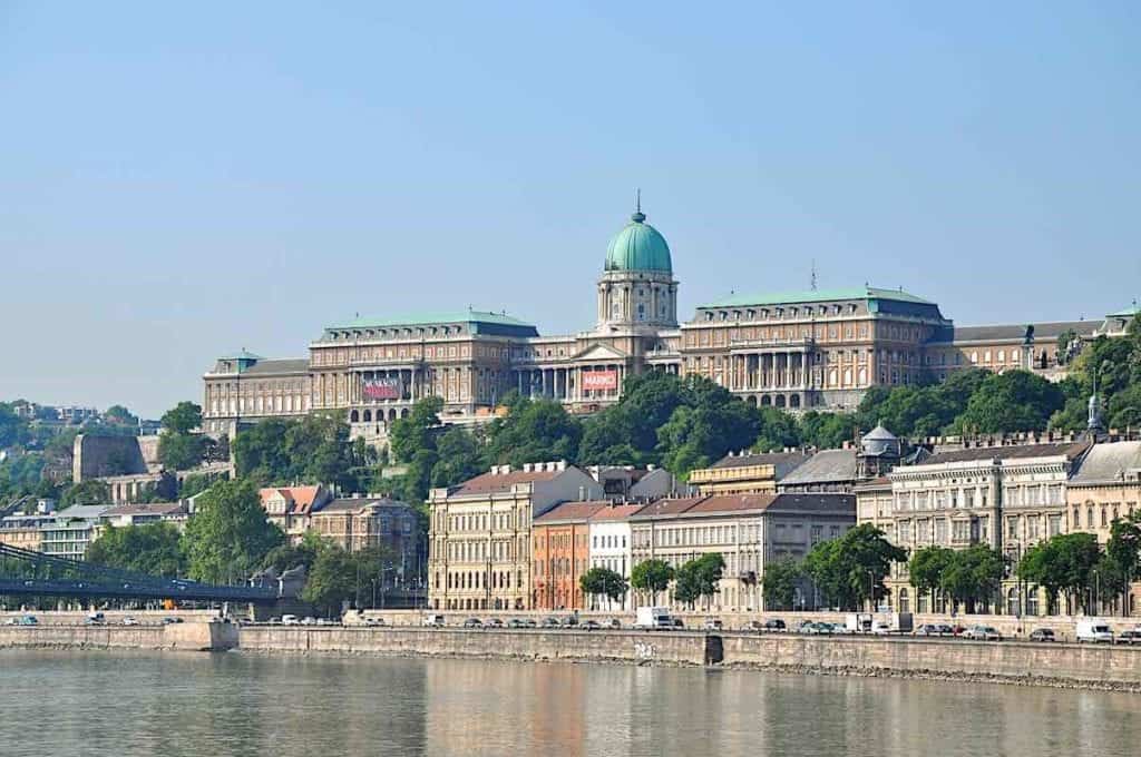 Buda Castle across the Danube River