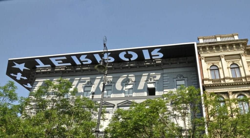 Budapest House of Terror building exterior.