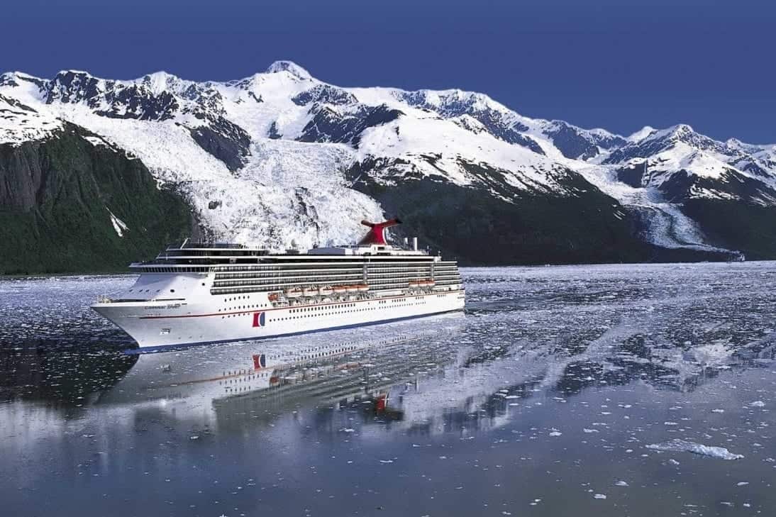 Carnival cruise ship in Alaska