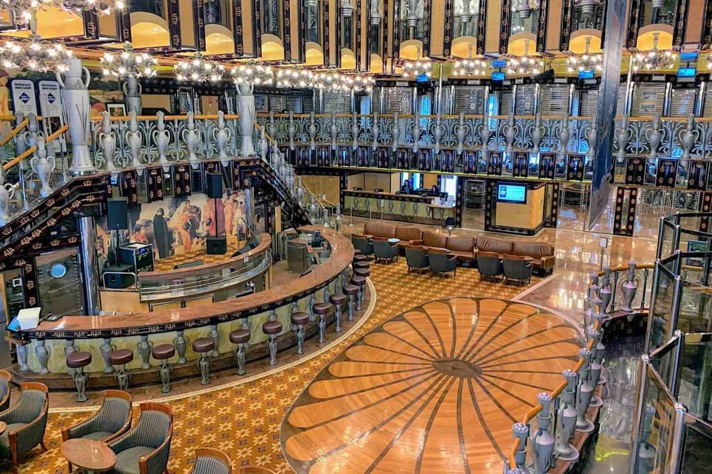 carnival legend lobby atrium