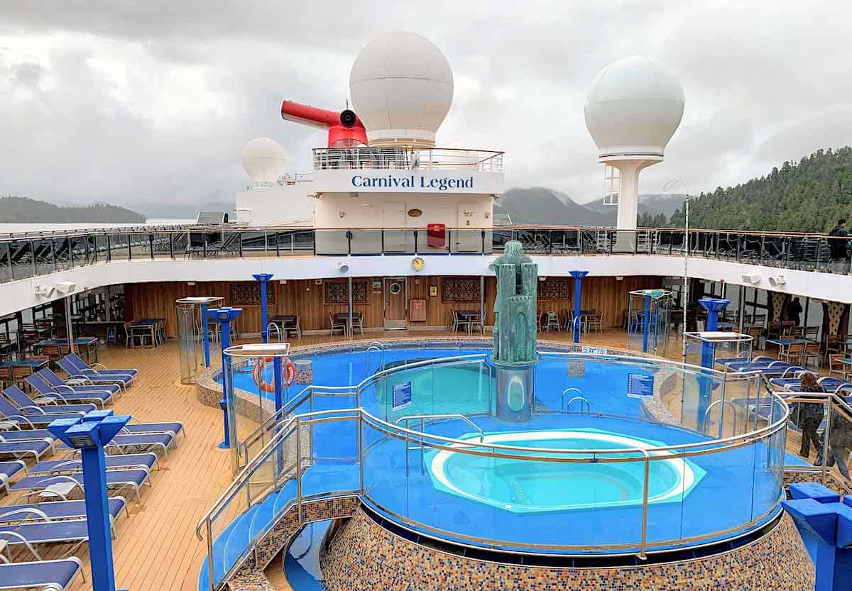 Carnival Legend Main pool area