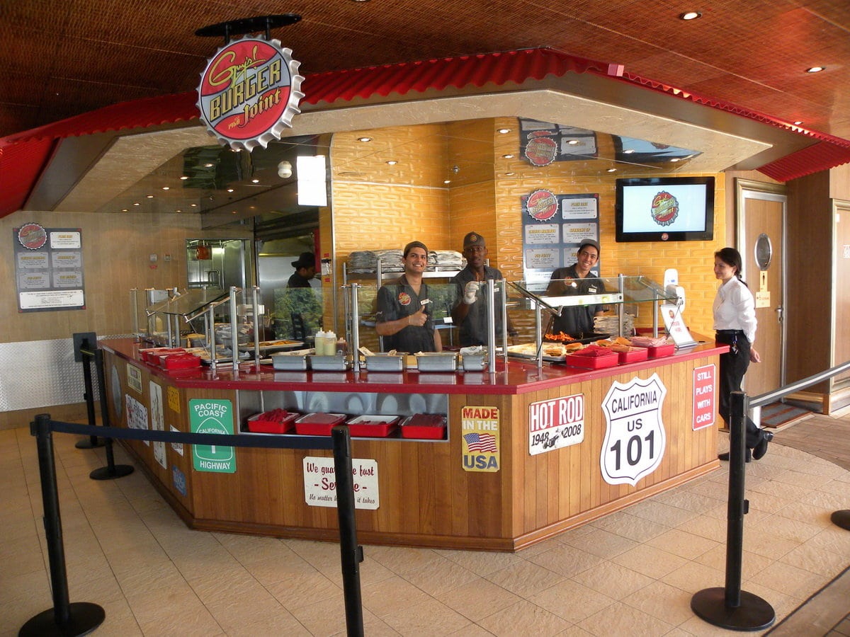 Guy's Burger Joint Aboard Carnival Liberty