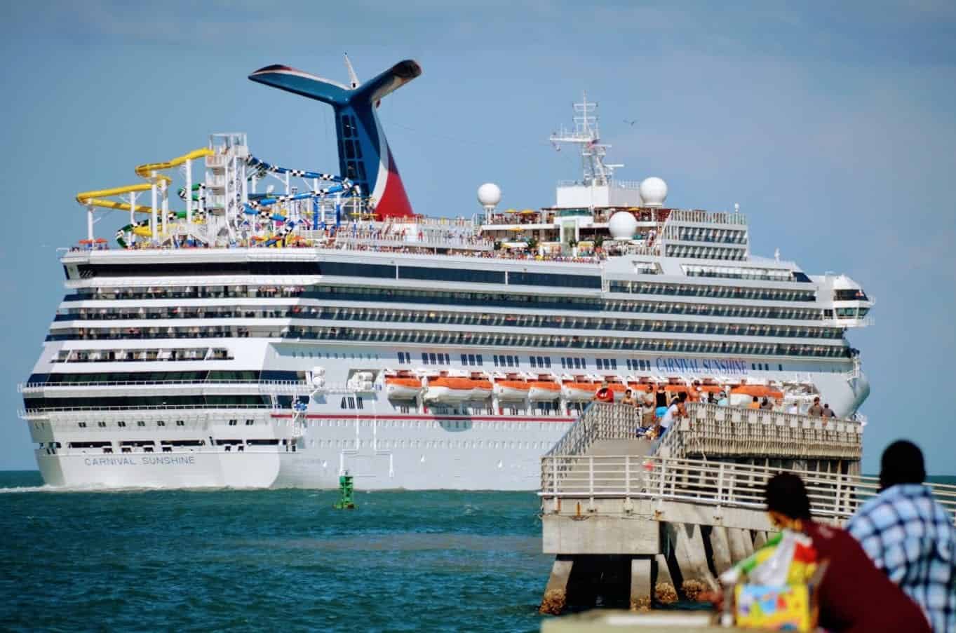 Carnival Sail Away from Jetty Park Port Canaveral