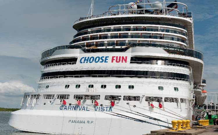 Carnival Vista Arrives at New Home in Galveston