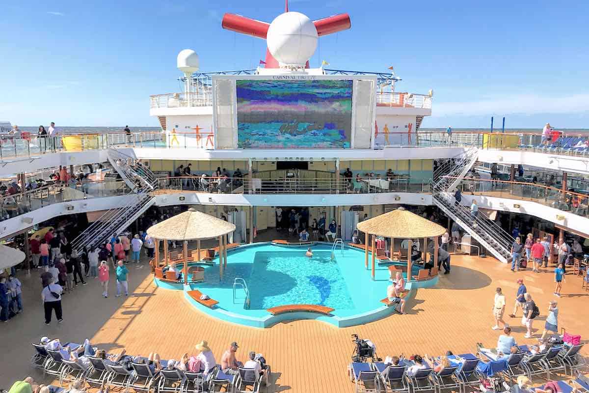 Carnival Breeze Pool Deck