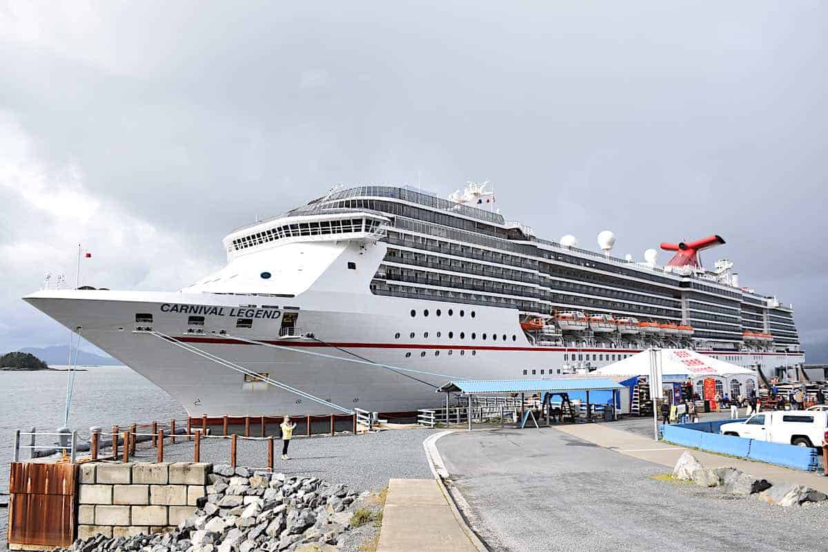 Carnival Legend in Sitka Alaska