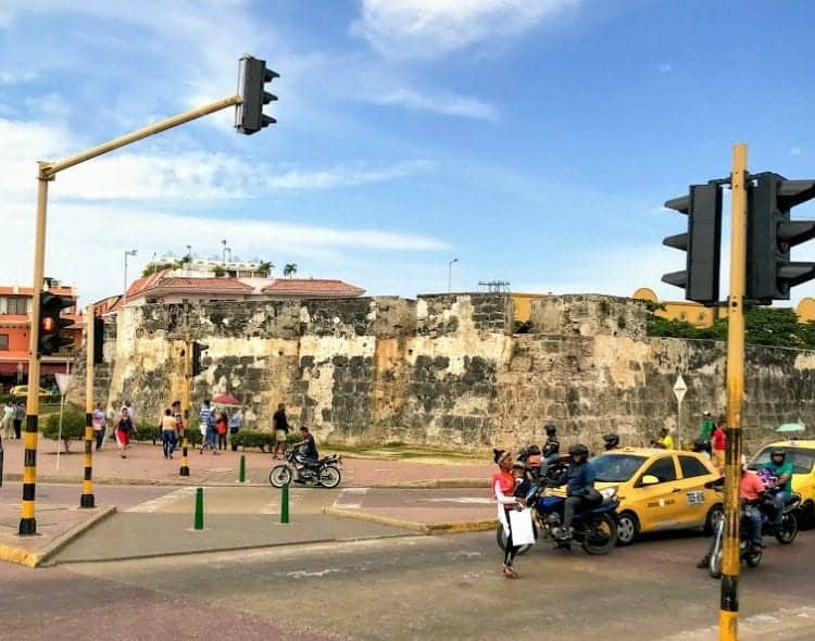 Downtown Cartagena, Colombia.