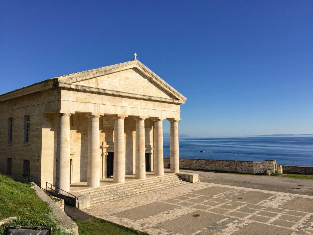 Church of St. George is a at the top of the Old Fortress