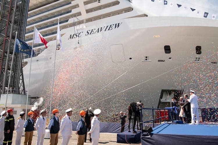 Cruise News: MSC Seaview Christening with Sophia Loren