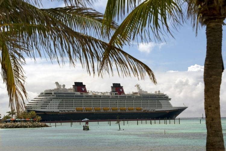 Disney Fantasy at Castaway Cay in the Bahamas