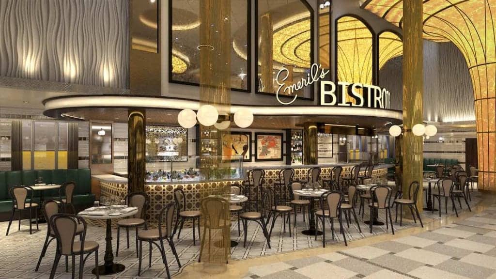 Emeril’s Bistro 1396 aboard Carnival Mardi Gras