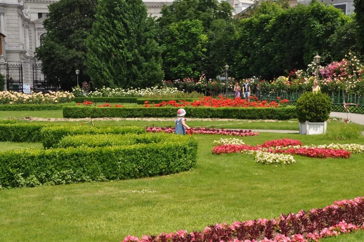 The Volksgarten (People's Park), Rose Garden in Vienna.