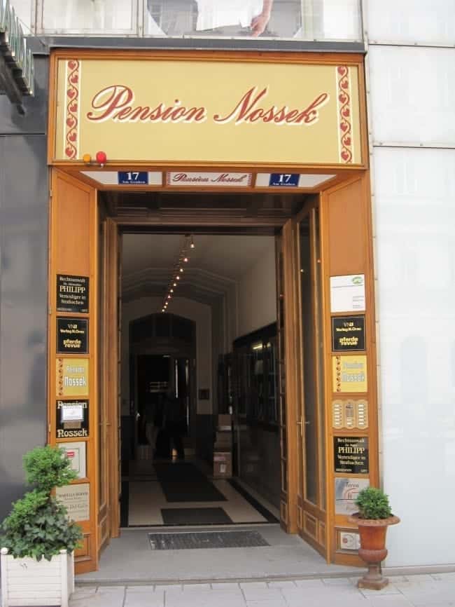 Vienna Austria Pension Nossek