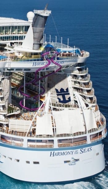 Harmony of the Seas Ultimate Abyss water slide.