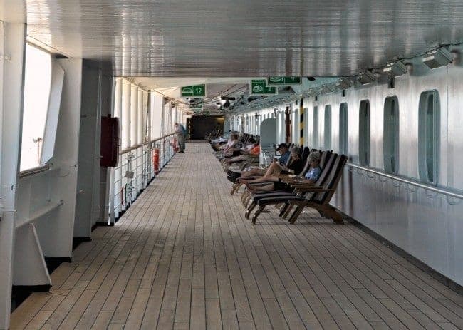 Holland America Ryndam deck