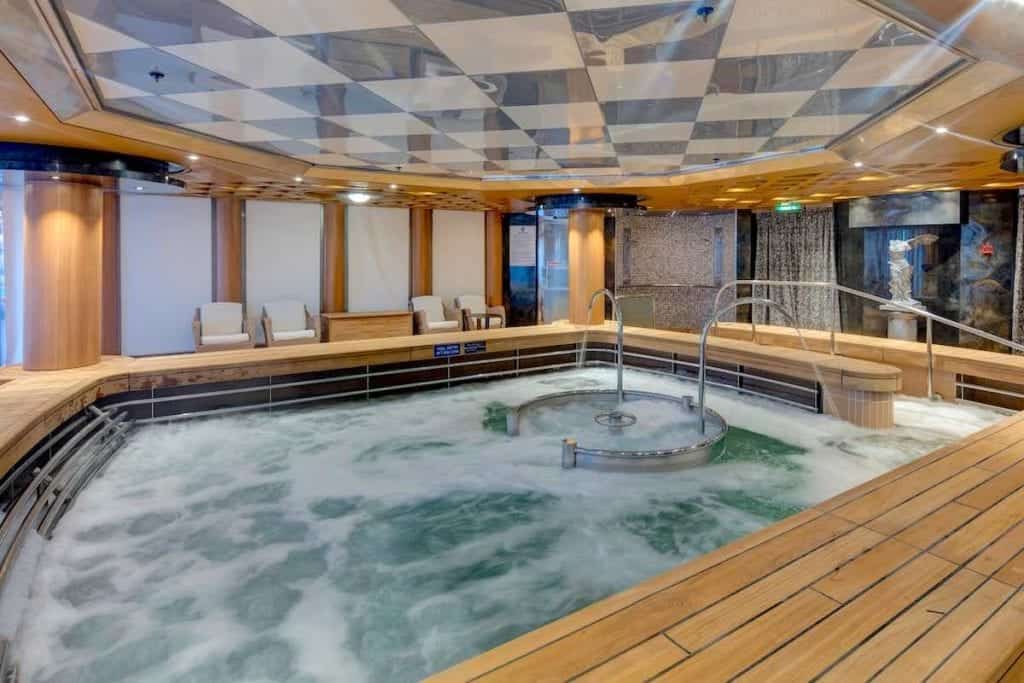 Holland America Noordam Spa pool. 