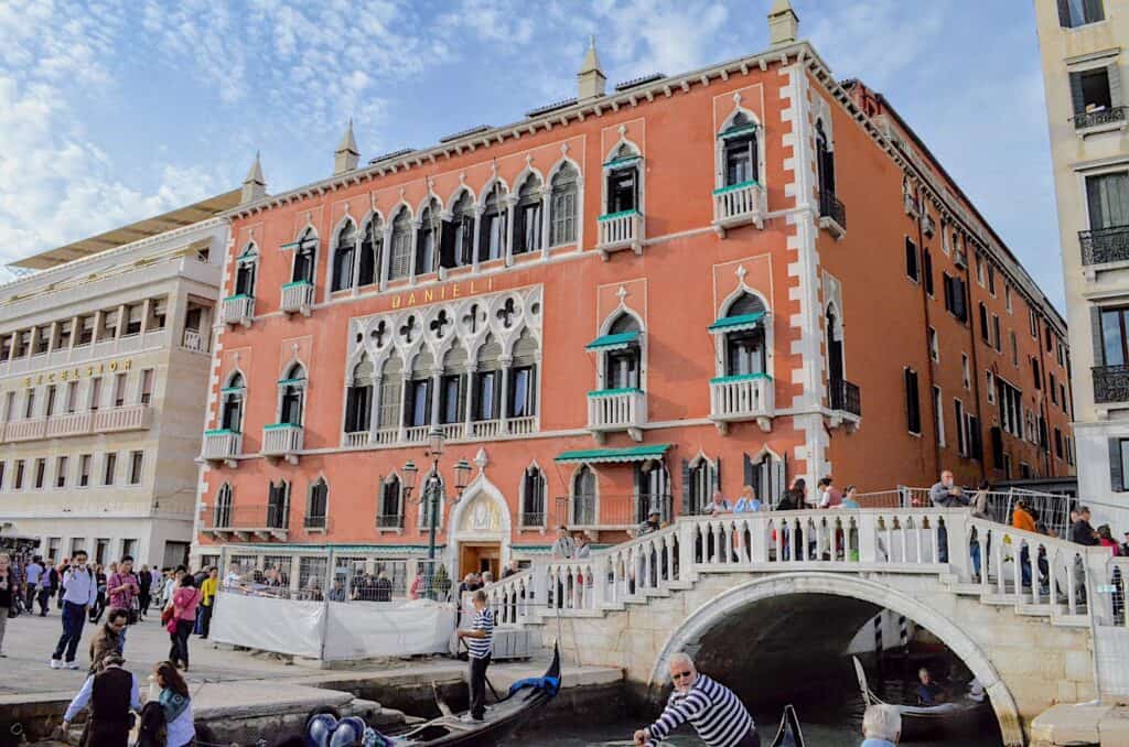 Hotel Danieli seen from the Canal