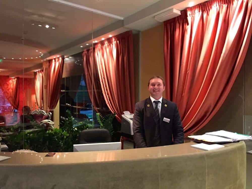 Hotel Fiume Reception Desk 