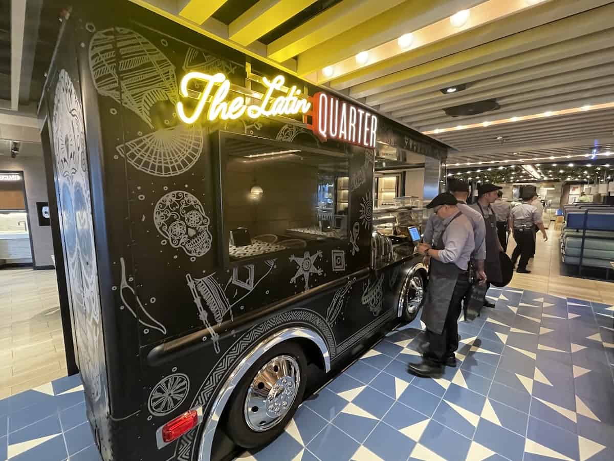 Norwegian Viva Latin Quarter Food Truck at Indulge Food Hall.