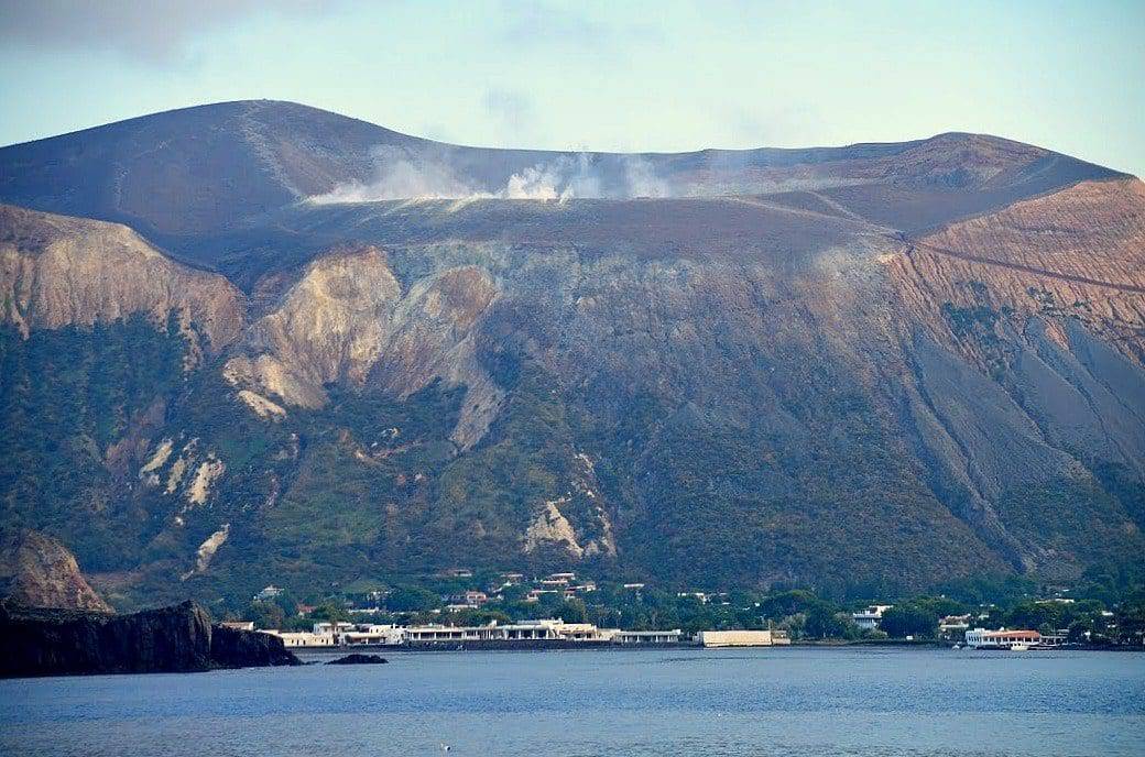 The constant smoldering island of Vulcano.