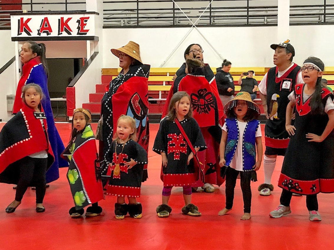 Kake Tlinglit dancers