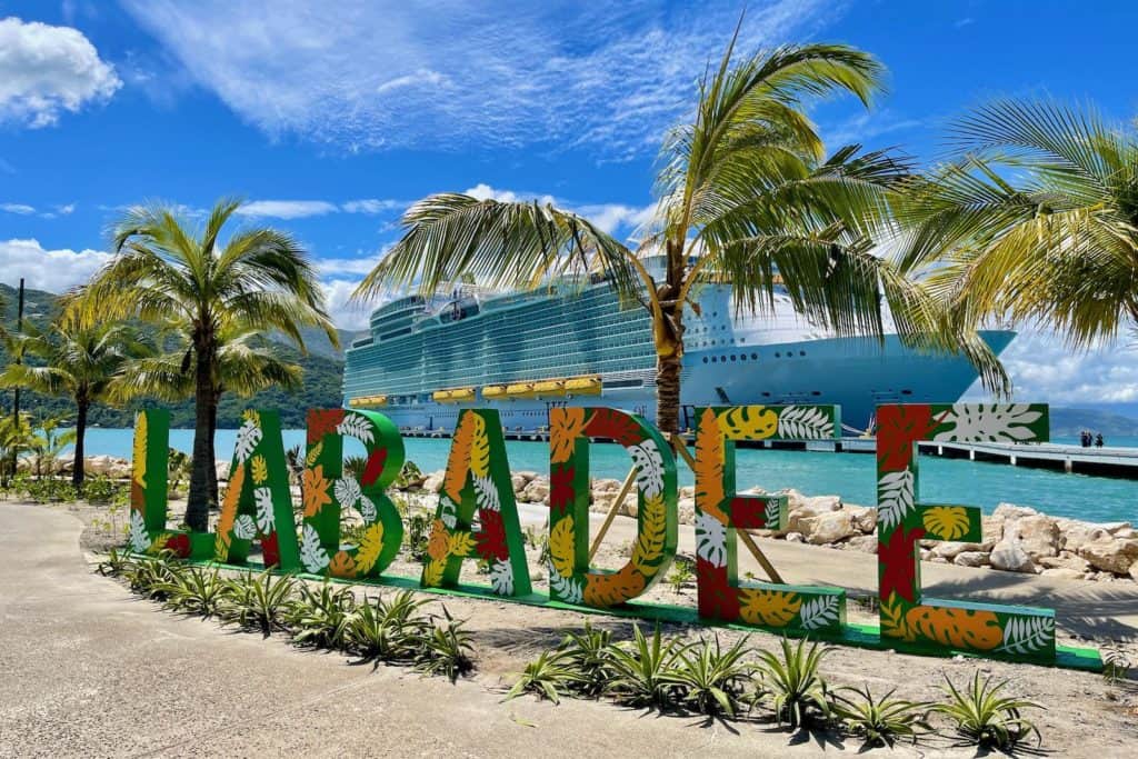 Labadee Beach Sign