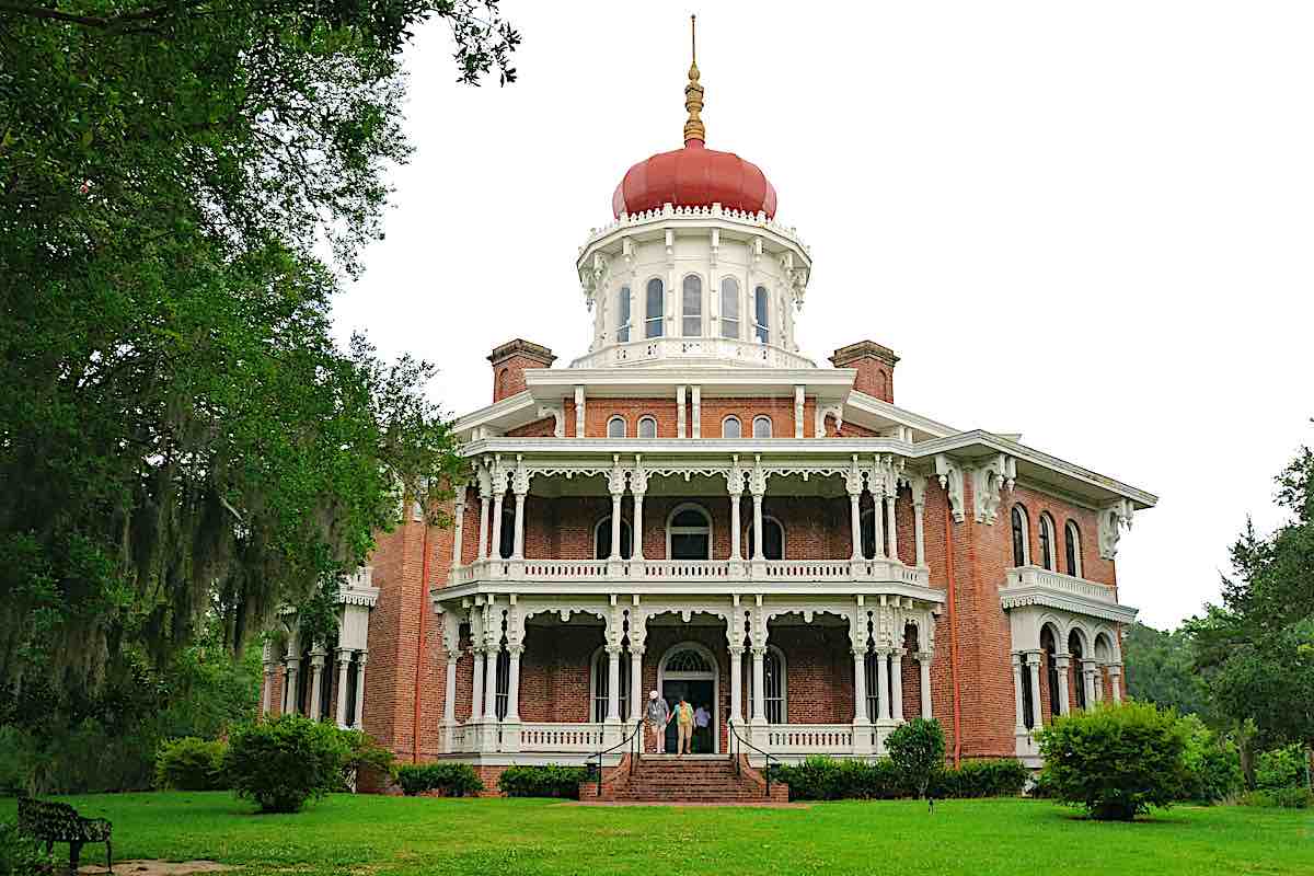 Longwood Mansion in Natchez on a Mississippi river cruise