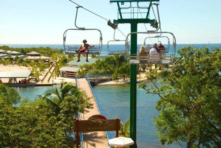 Take a Ride on the Magical Flying Chair in Roatan