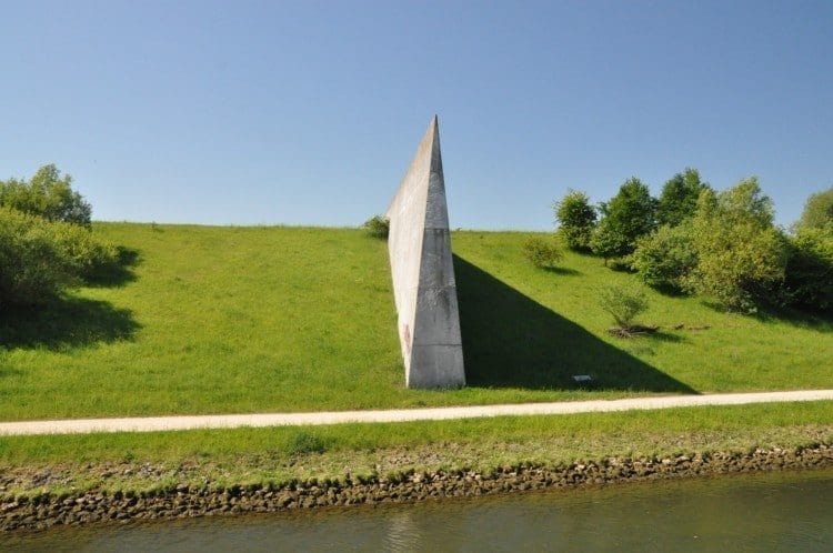 Europe's Continental Divide on the Main-Danube Canal. 