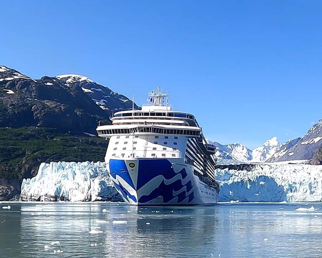 Majestic Princess in Alaska Glacier Bay