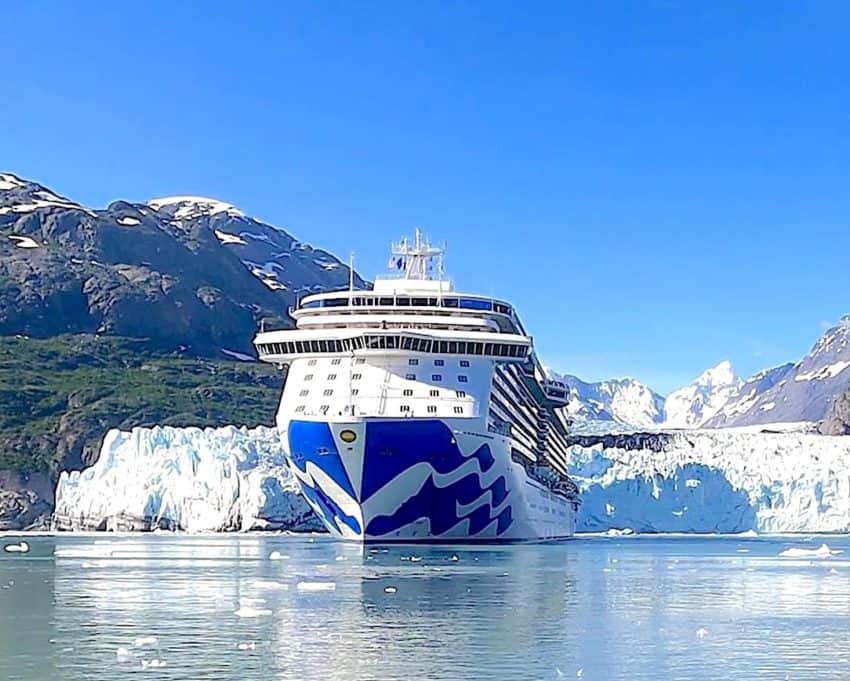 Princess Cruises Majestic Princess Alaska cruise in Glacier Bay