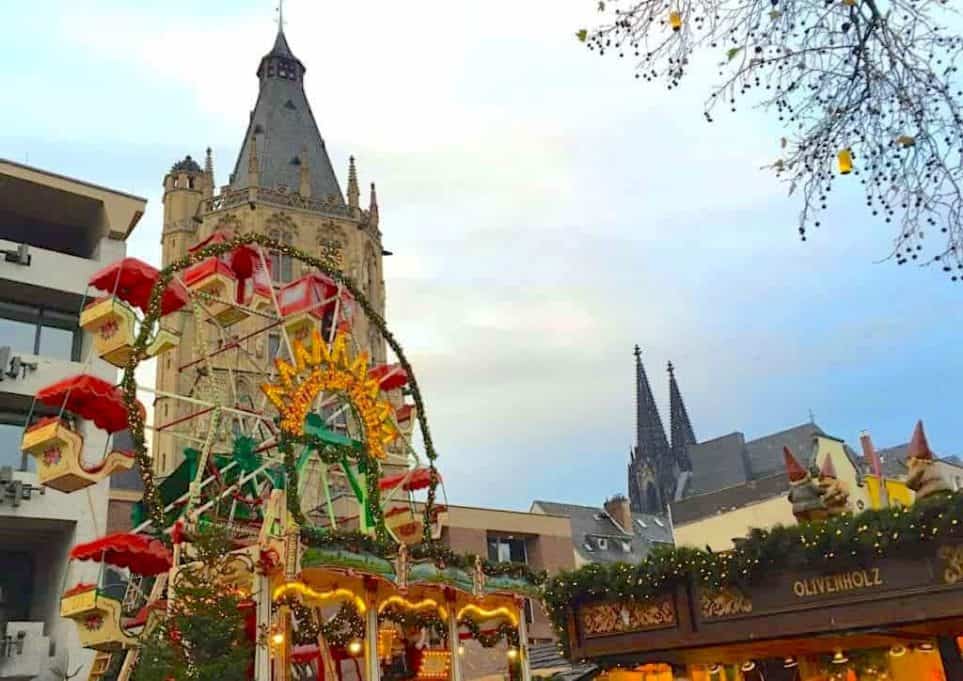 Carosel in Mannheim Germany Christmas Markets