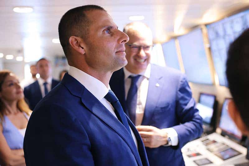 MSC Welcomes Malta PM Aboard World Europe in Valletta