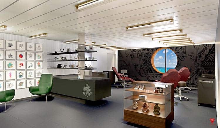 Virgin Voyages Adds a Tattoo Studio on Their New Ship