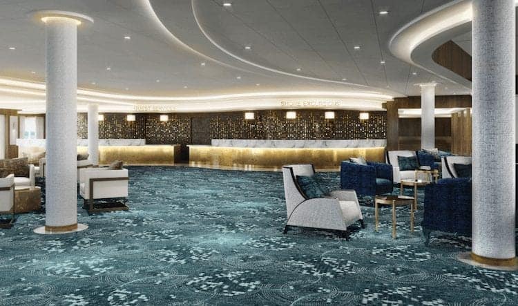 Norwegian Bliss Main Lobby