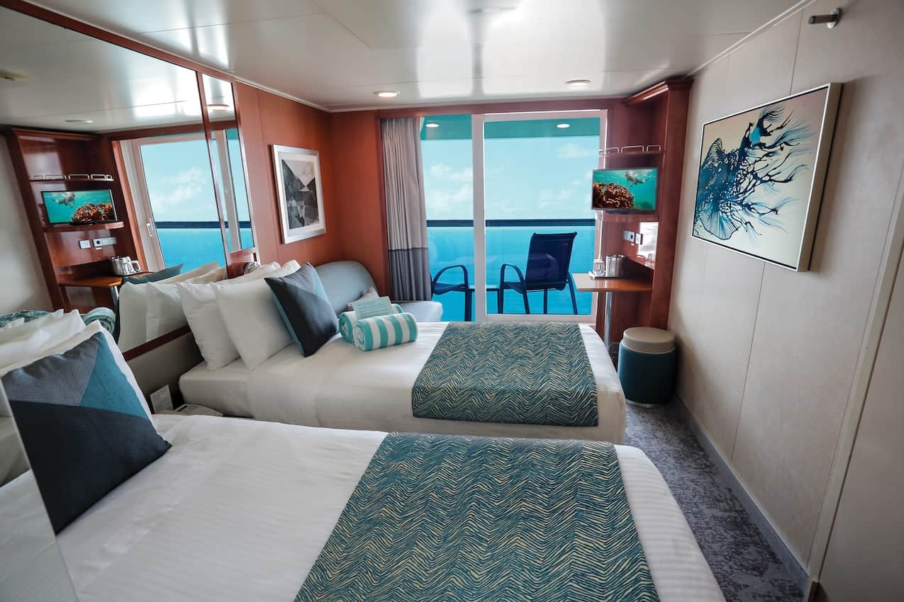 Norwegian Gem balcony stateroom.