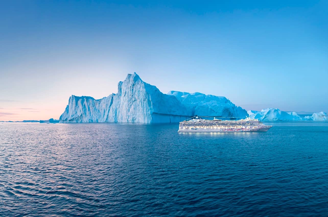 Norwegian Star in Antarctica