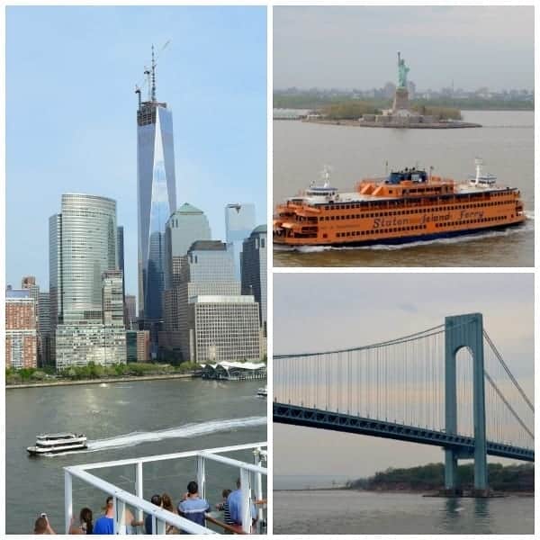 New York City Skyline on a cruise aboard Norwegian Breakaway from Manhattan Cruise Terminal Pier 88.