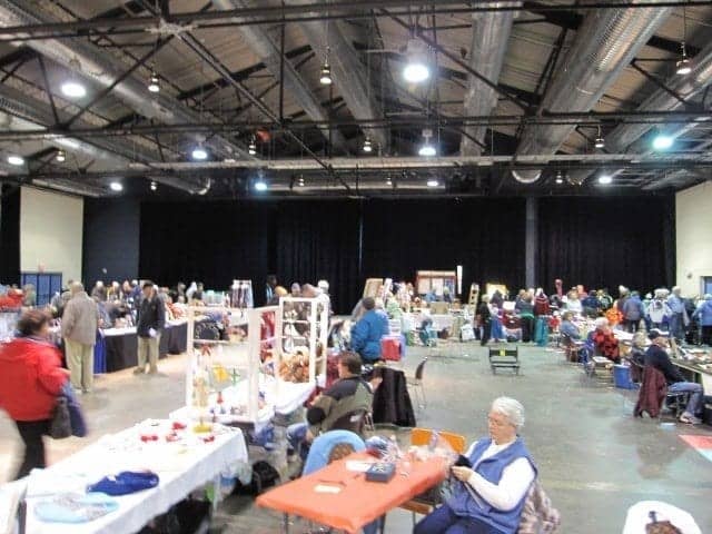 The artisan market inside the Joan Harriss Cruise Pavilion