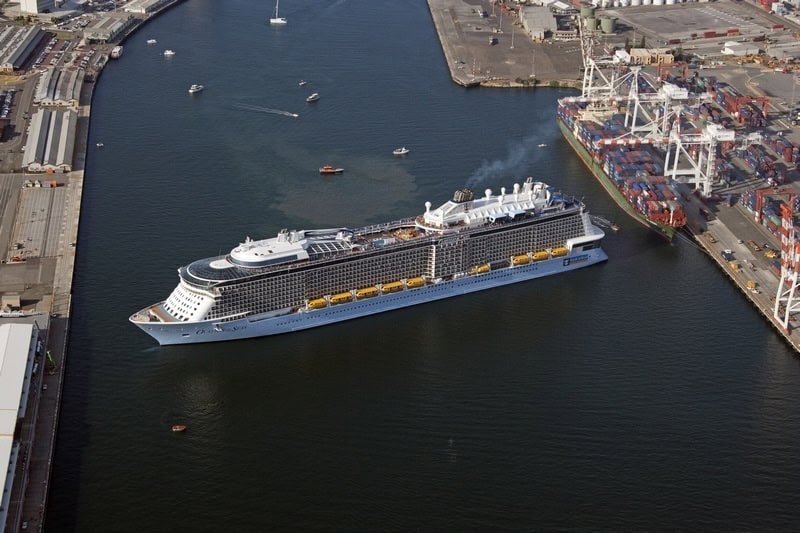 Ovation of the Seas Relocates from China to West Coast